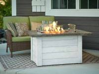 Alcott Fire Pit Table with Glass Guard