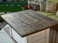 Alcott Fire Pit Table, Covered