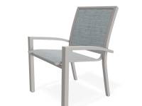 Stacking Café Chair W: 25.5” D: 25” H: 35.5”