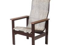 High Back Dining Arm Chair W: 26” D: 30”
