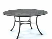Round Mesh-Top Dining Table: 60" x 28"