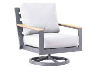 Swivel Rocker W: 34” D: 37”