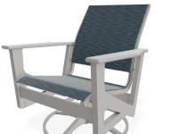 Swivel Rocker W: 30” D: 27” H: 33”