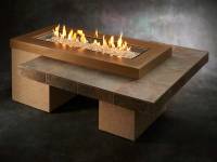 Uptown Linear Gas Fire Pit Table